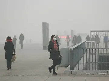 Contaminación en Pekín Contaminación en Pekín