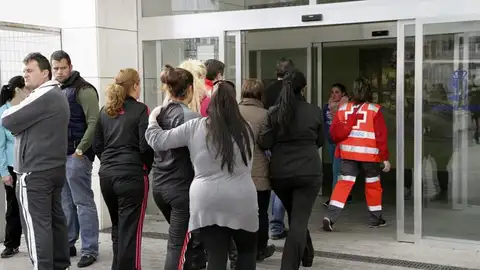 Familiares de las niñas atropelladas en Fuensalida Familiares de las niñas atropelladas en Fuensalida