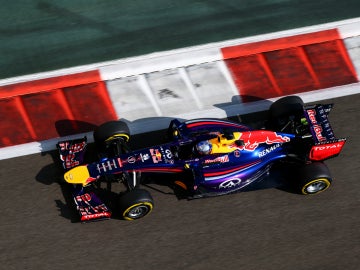 El Red Bull de Vettel, en Abu Dabi