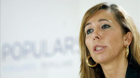 Alicia S&aacute;nchez-Camacho en un acto en Baix de Llobregat.