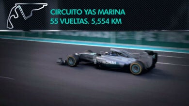 Hamilton nos muestra las claves de la pista de Abu Dabi