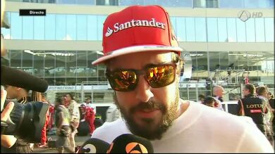 Alonso bromea sobre las palabras del Rey: 