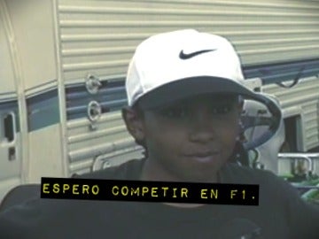Hamilton, con once años: "Espero competir en la Fórmula 1"