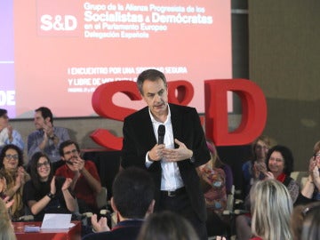 José Luis Rodríguez Zapatero, en un acto por el décimo aniversario de la Ley contra la Violencia de Género