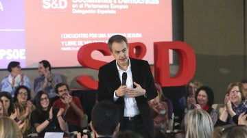 José Luis Rodríguez Zapatero, en un acto por el décimo aniversario de la Ley contra la Violencia de Género
