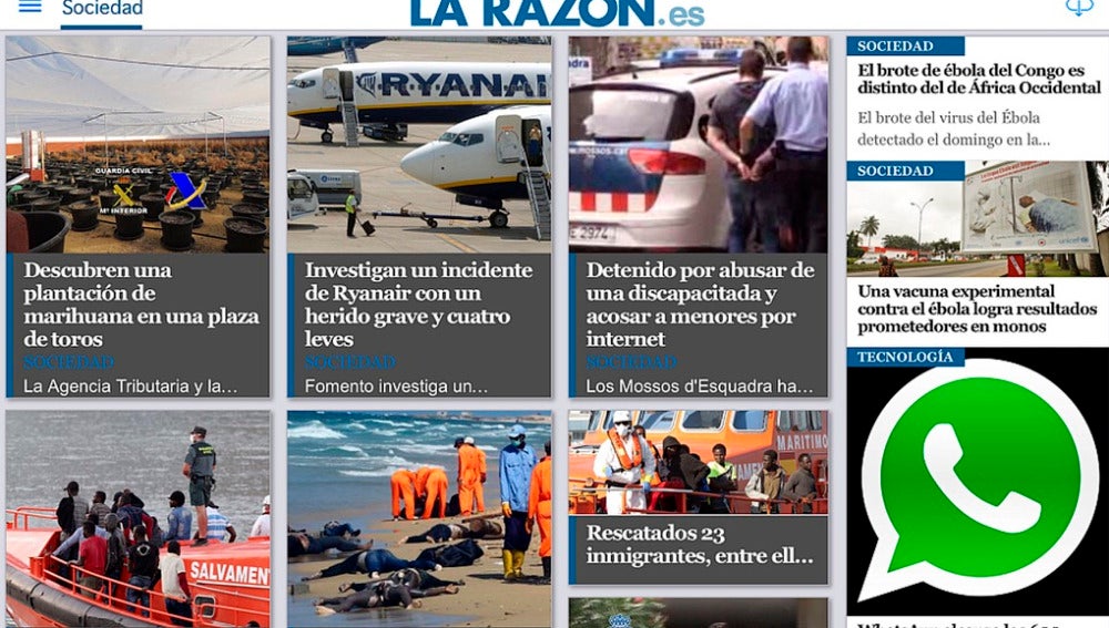 Nueva app de LaRaon.es para tablet