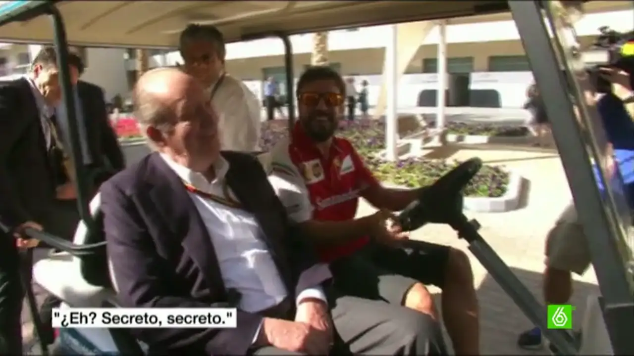 El Rey da la primicia del futuro de Fernando Alonso