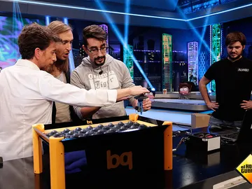 David Guetta, Marron y Pablo Motos en El Hormiguero 3.0 David Guetta, Marron y Pablo Motos en El Hormiguero 3.0