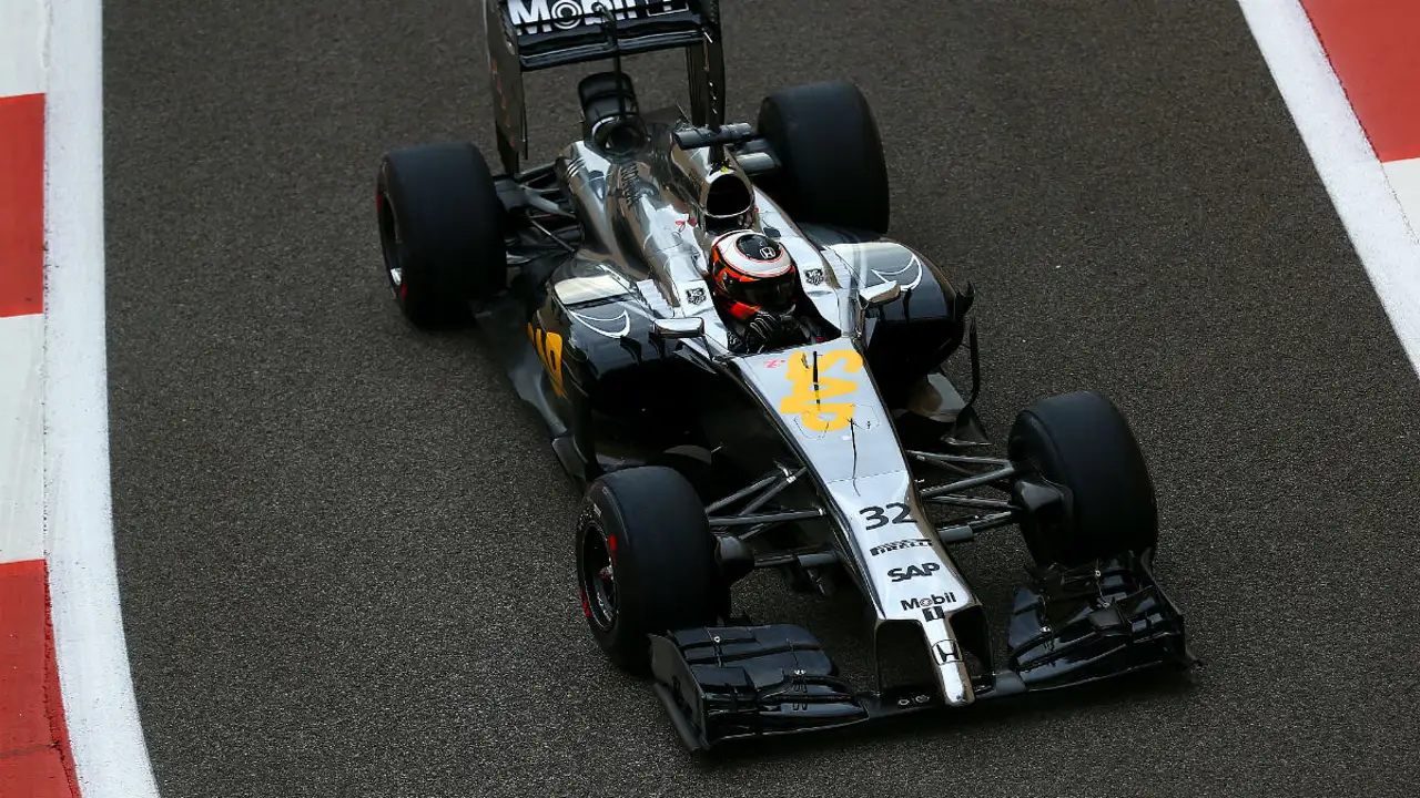 El MP4-29H, en Yas Marina