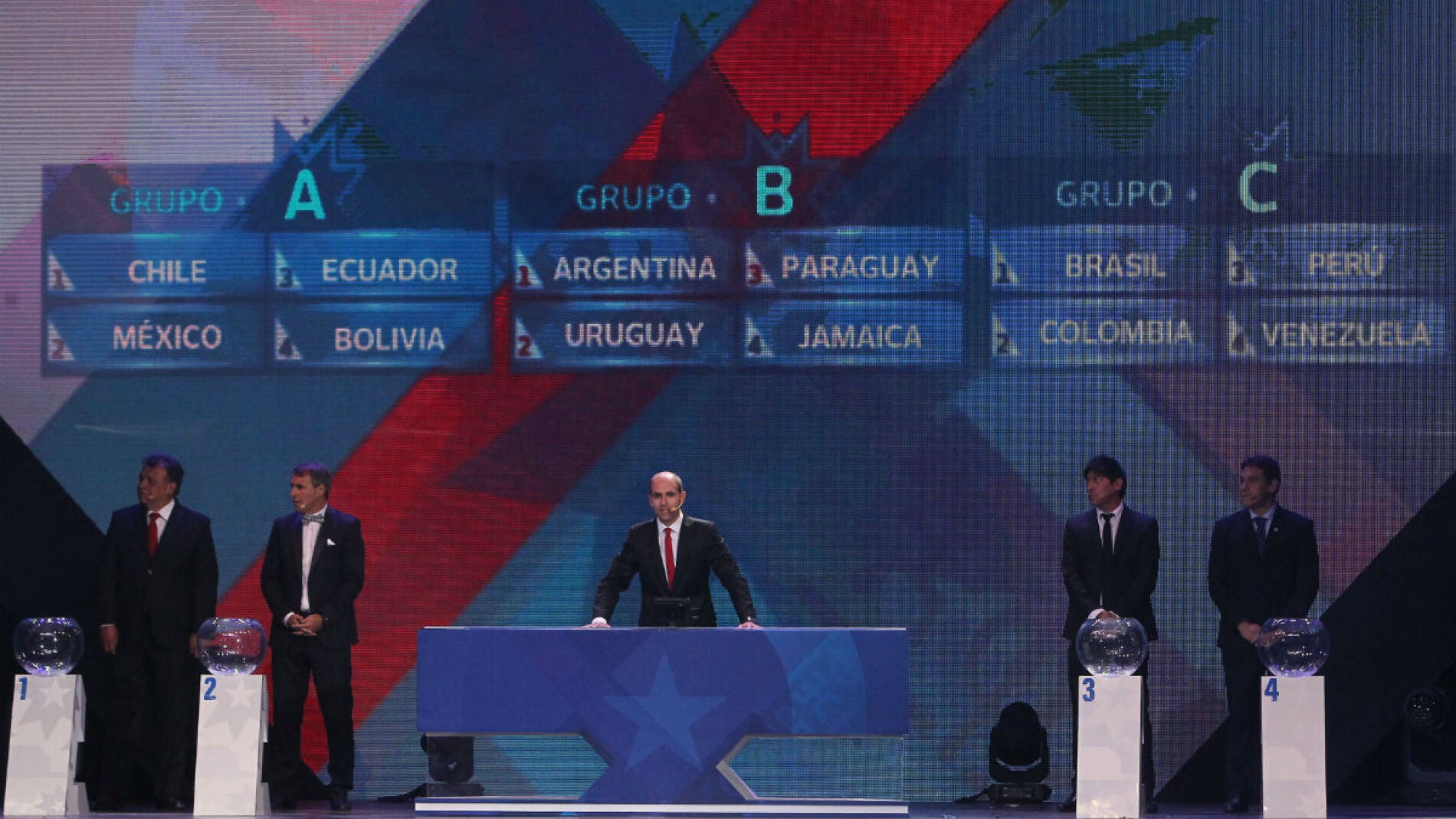 Sorteo de la Copa Am&eacute;rica 2015