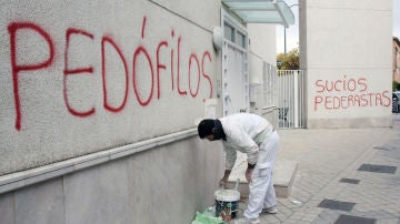 Pintadas en la parroquia