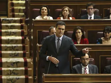 Pedro Sánchez en el Congreso Pedro Sánchez en el Congreso