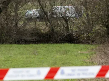 Zona en la que se han encontrado restos humanos Zona en la que se han encontrado restos humanos