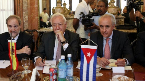 Margallo, reunido con el canciller cubano, Bruno Rodr&iacute;guez