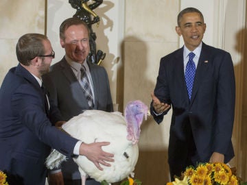 Obama indulta a dos pavos