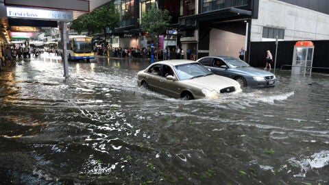 Tormenta el&eacute;ctrica en Brisbane