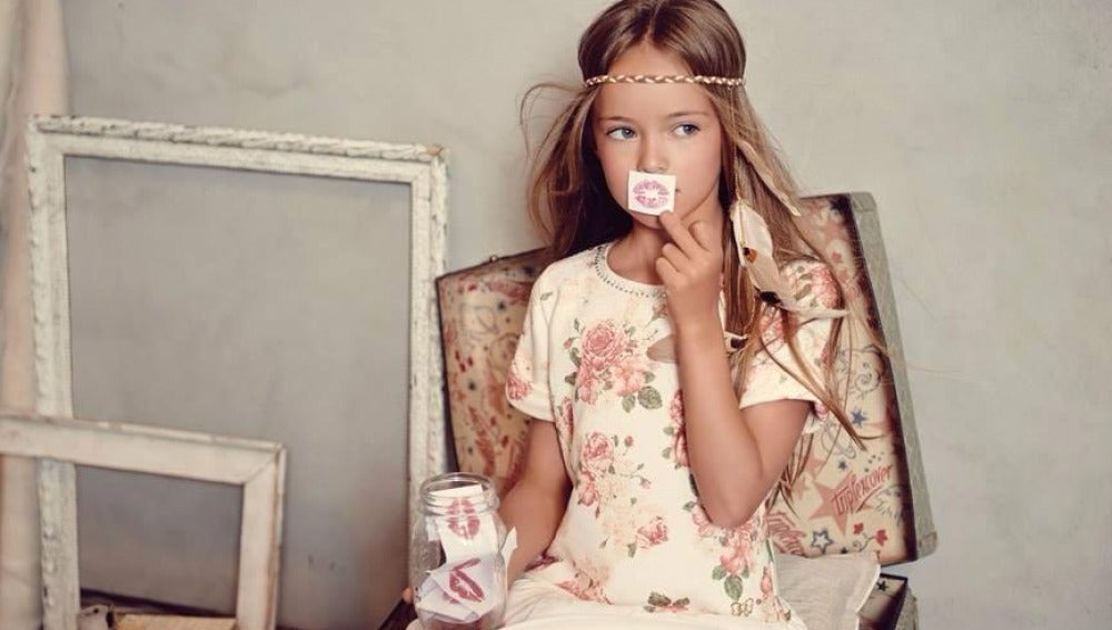 Kristina Pimenova, en una sesión de fotos