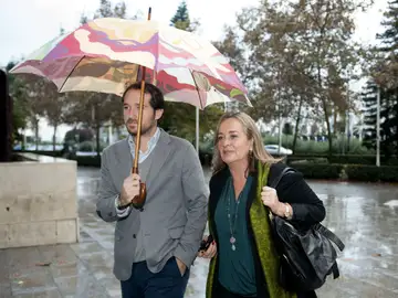 Belén Juste, en su llegada a la Ciudad de la Justicia de Valencia Belén Juste, en su llegada a la Ciudad de la Justicia de Valencia