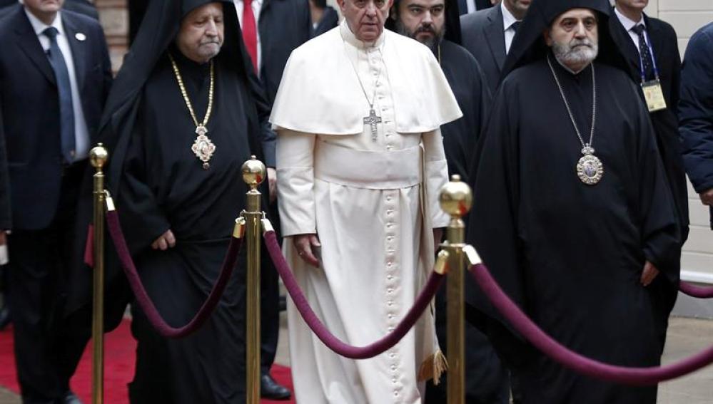 El Papa Francisco en Estambul