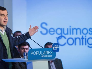 Juanma Moreno, presidente del PP en Andalucía