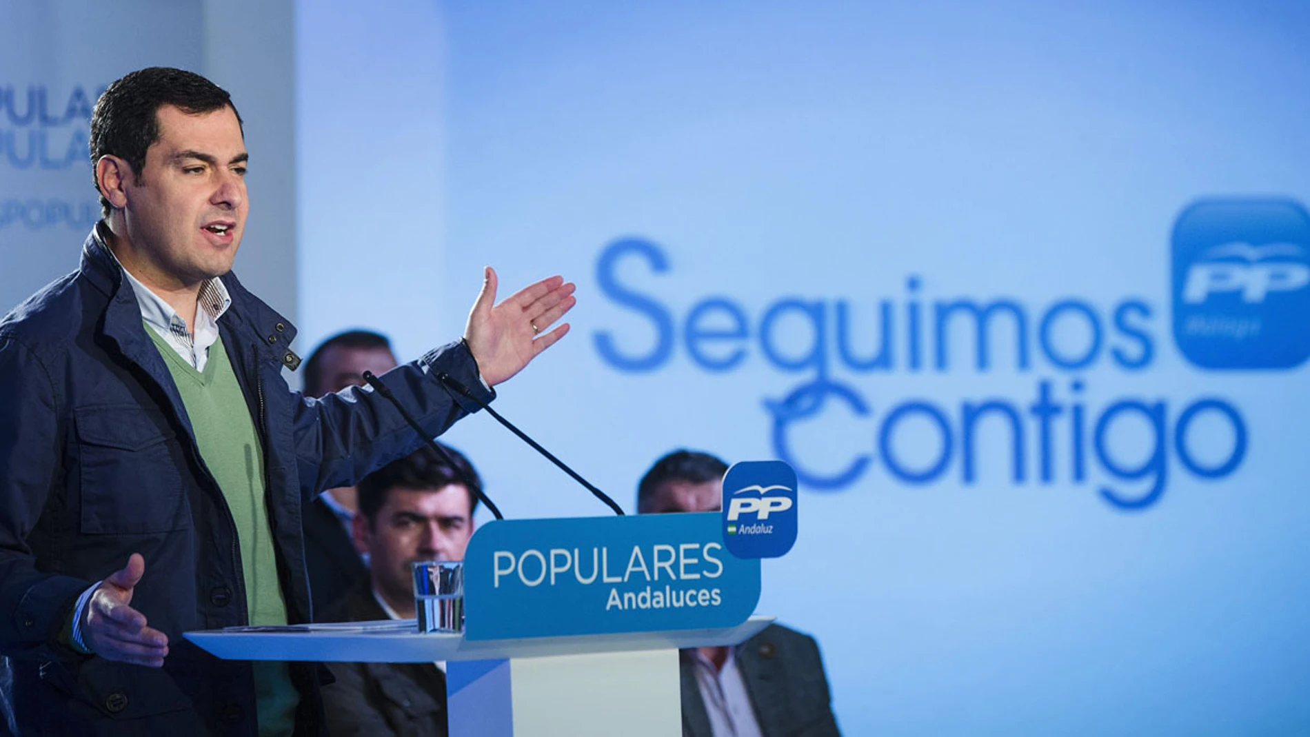 Juanma Moreno, presidente del PP en Andalucía
