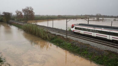 El temporal de lluvias azota a Cataluña y Comunidad Valenciana