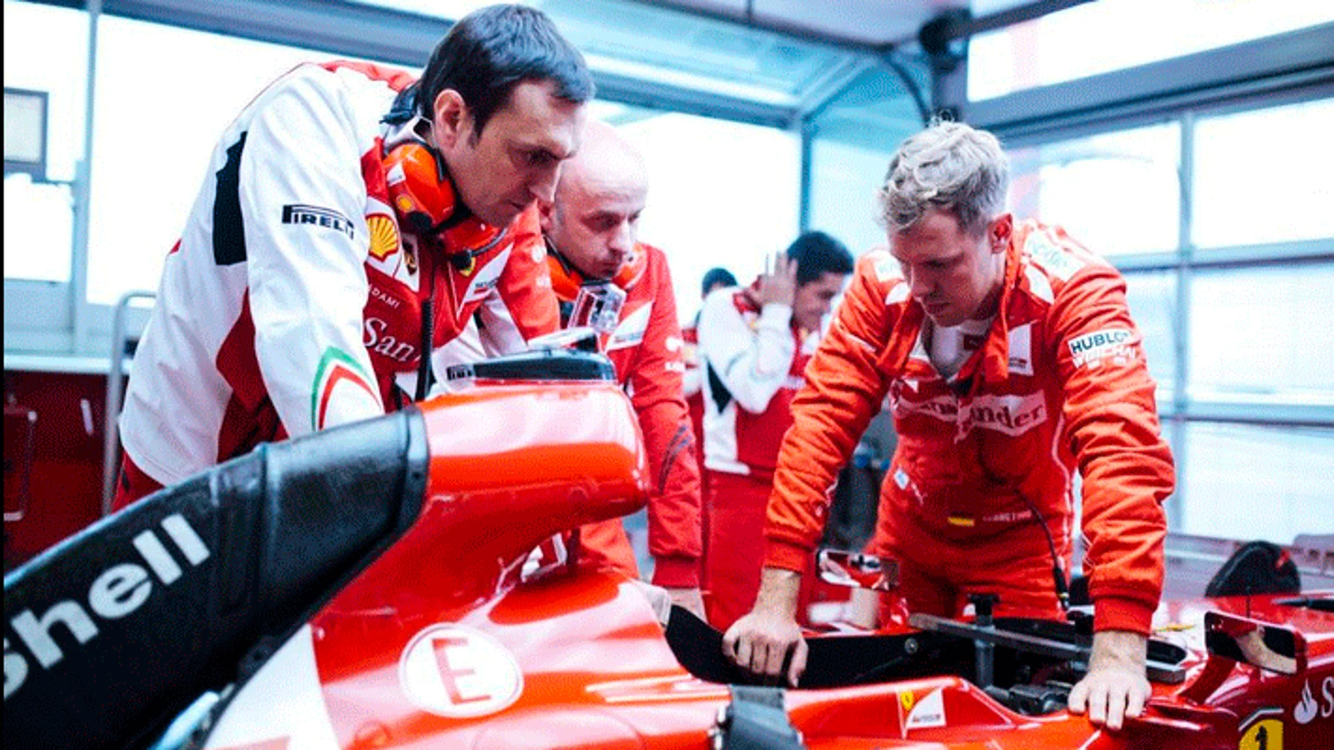 Sebastian Vettel se estrena con Ferrari