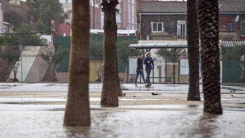 Temporal de viento y lluvia
