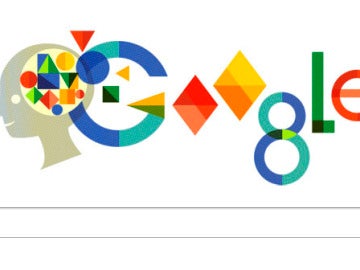 El doodle de Google dedicado a Anna Freud.
