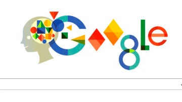 El doodle de Google dedicado a Anna Freud.