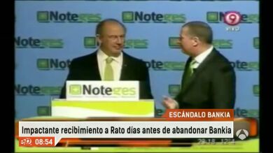 Impactantes imágenes de Rodrigo Rato 10 días antes de abandonar Bankia