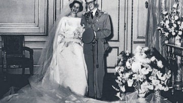 La boda de Fabiola y Balduino I en 1960