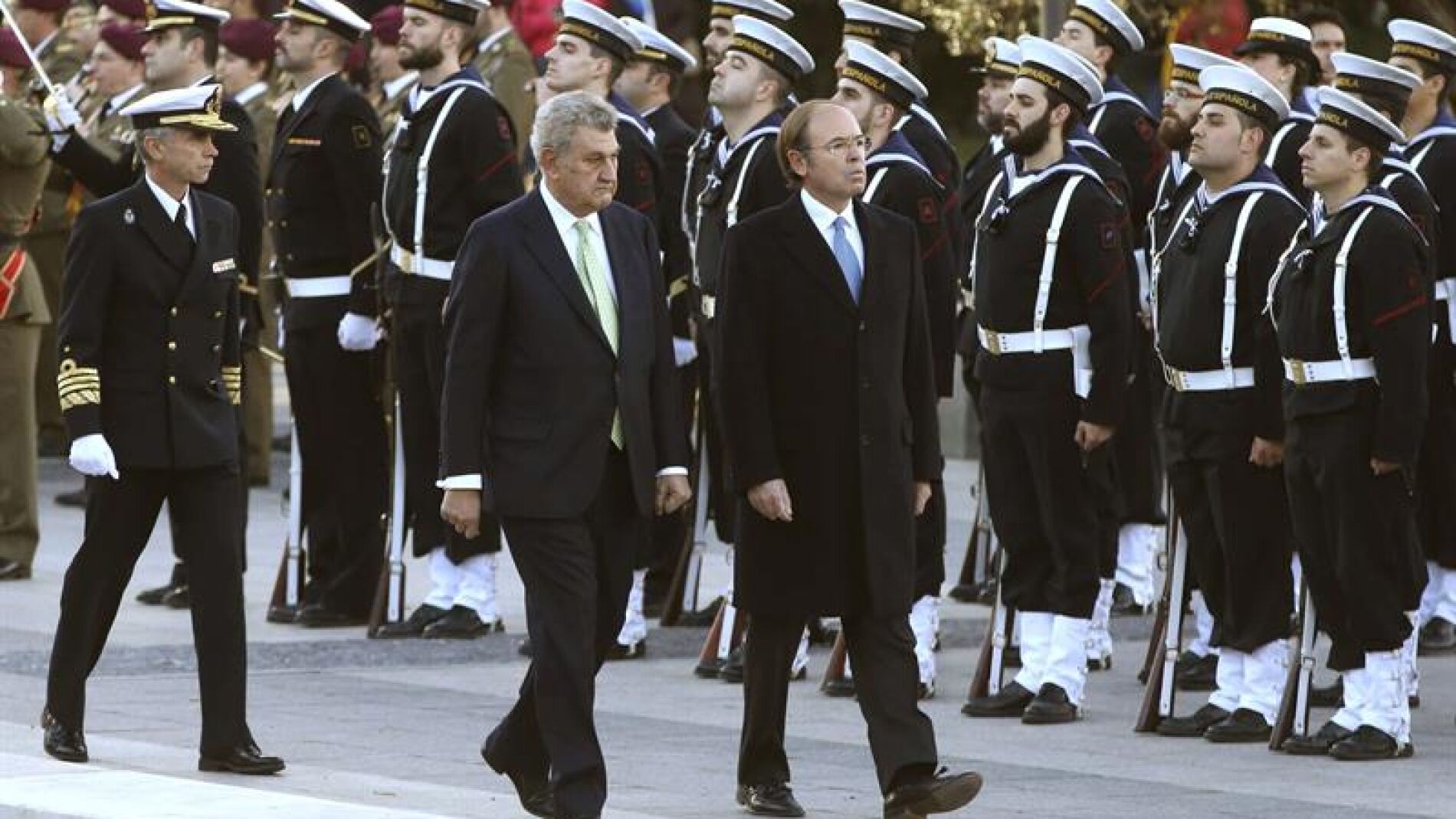 Los presidentes de Congreso y Senado, Jes&uacute;s Posada y P&iacute;o Garc&iacute;a Escudero