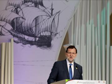 Mariano Rajoy durante su intervención