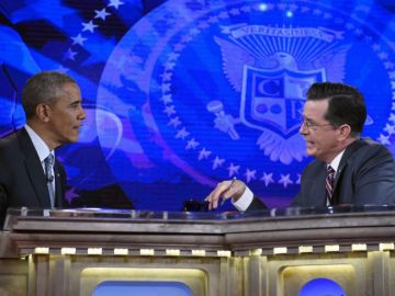 Barack Obama en The Colbert Report