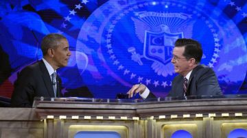 Barack Obama en The Colbert Report