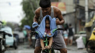 Afectados por el tifón de Filipinas