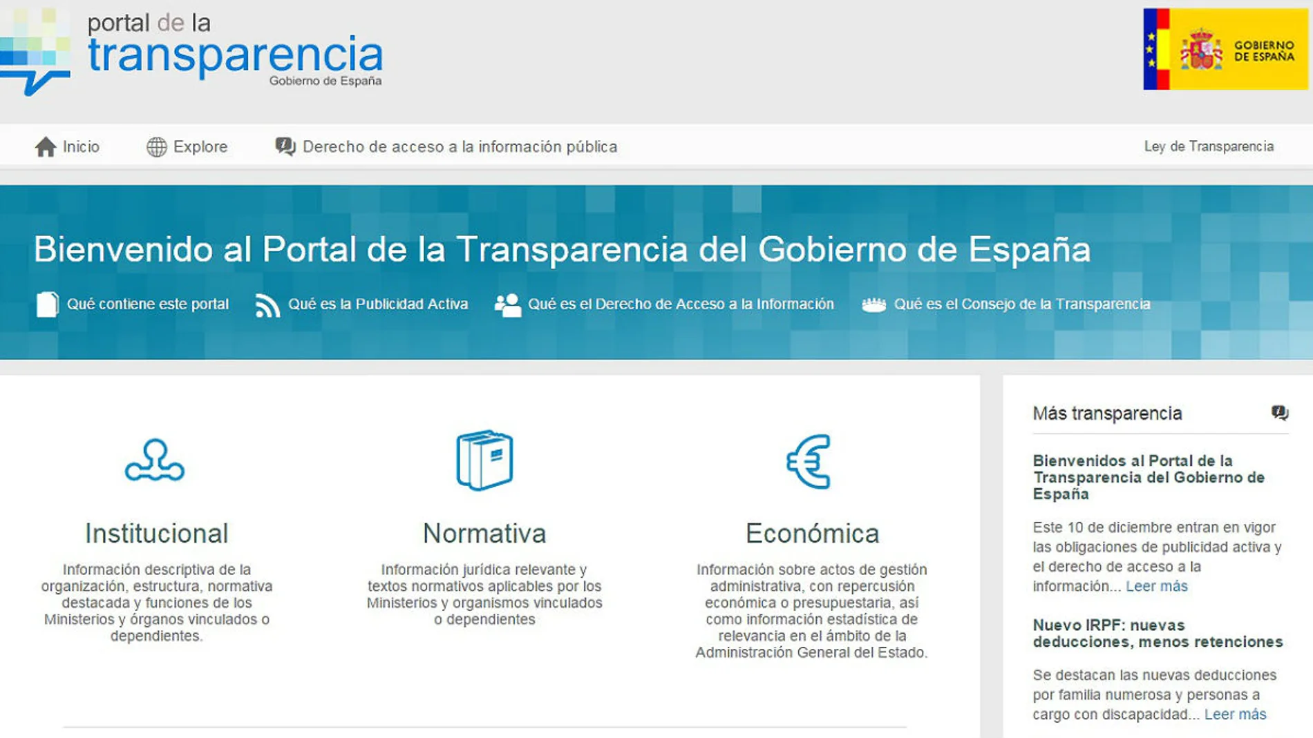 Portal de la Transparencia Portal de la Transparencia
