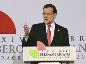 Mariano Rajoy en la Cumbre Iberoamericana