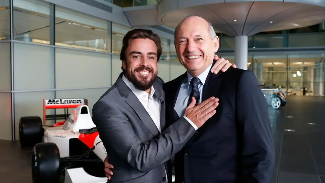 Fernando Alonso se reencuentra con Ron Dennis