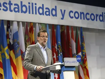 Mariano Rajoy, en un discurso Mariano Rajoy, en un discurso