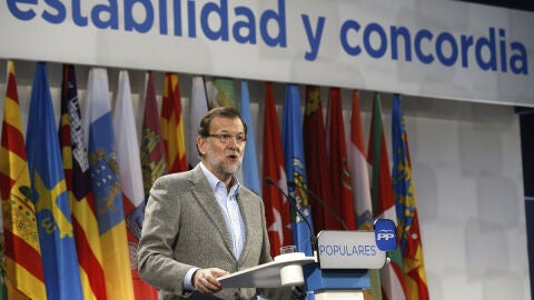 Mariano Rajoy, en un discurso