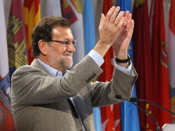 Mariano Rajoy, en un acto del PP en Segovia