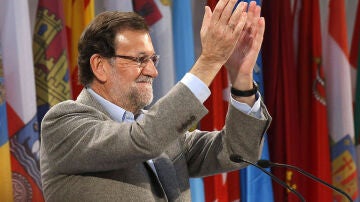 Mariano Rajoy, en un acto del PP en Segovia