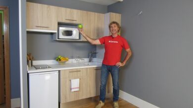 Instalación de una cocina americana
