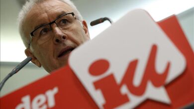 Cayo Lara dice que lo único que ha llevado Rajoy a Andalucía es la trama Gürtel