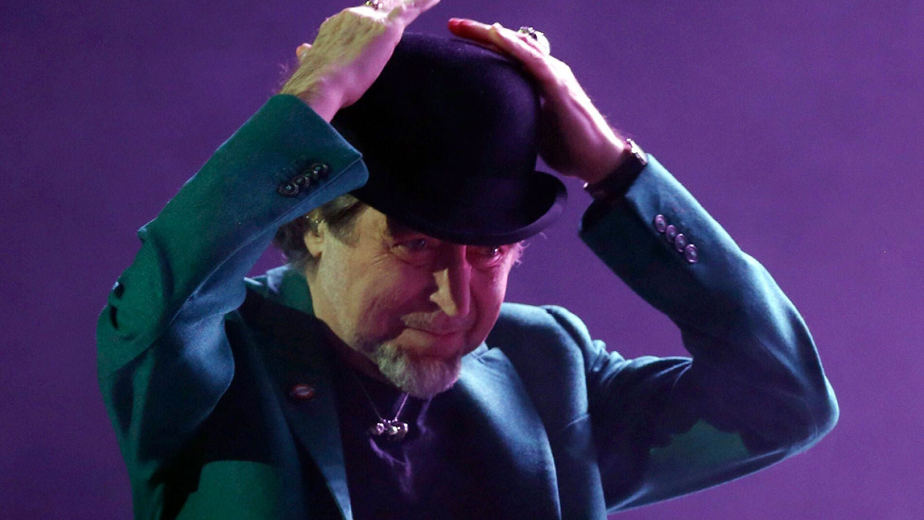 Joaqu&iacute;n Sabina, en su concierto de anoche en Madrid
