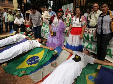 Los tres crucificados en Asunción Los tres crucificados en Asunción