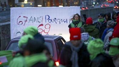 Bélgica, paralizada por huelga general contra medidas austeridad del Gobierno 