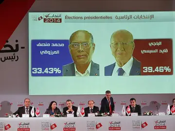 Los candidatos a la presidencia tunecina Los candidatos a la presidencia tunecina